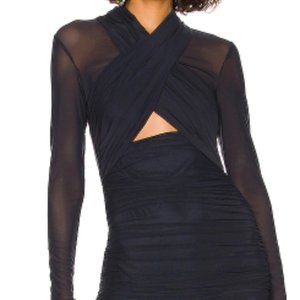 REVOLVE BARDOT ALIYAH DRESS IN NAVY